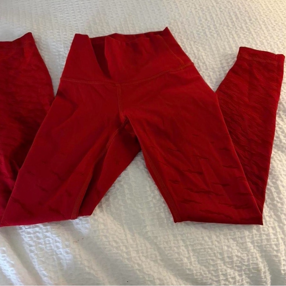 lululemon athletica Red Leggings
